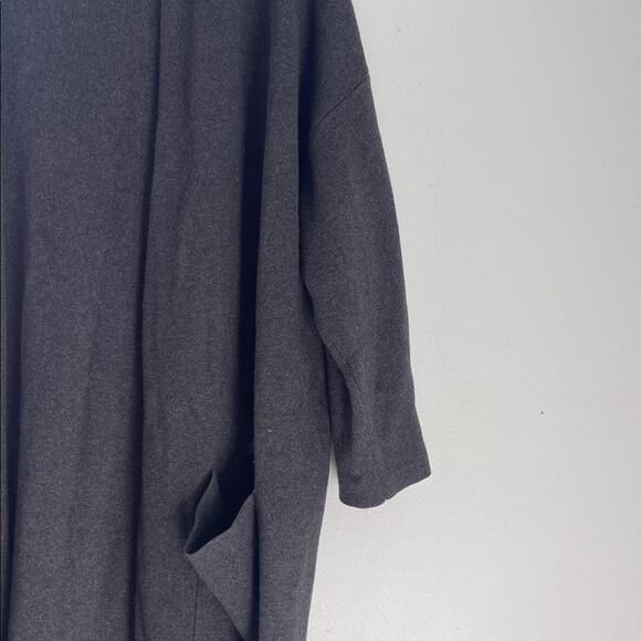 Ann Taylor cotton blend long line open front knit sweater cardigan sz XL - Picture 5 of 7